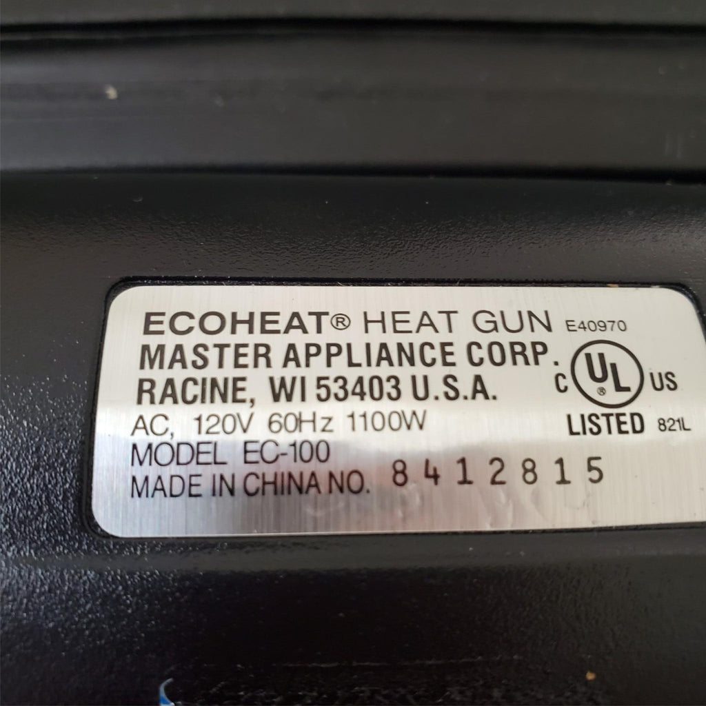 Master Appliance EC-100 Ecoheat Heat Gun Kit with Case LOT-235