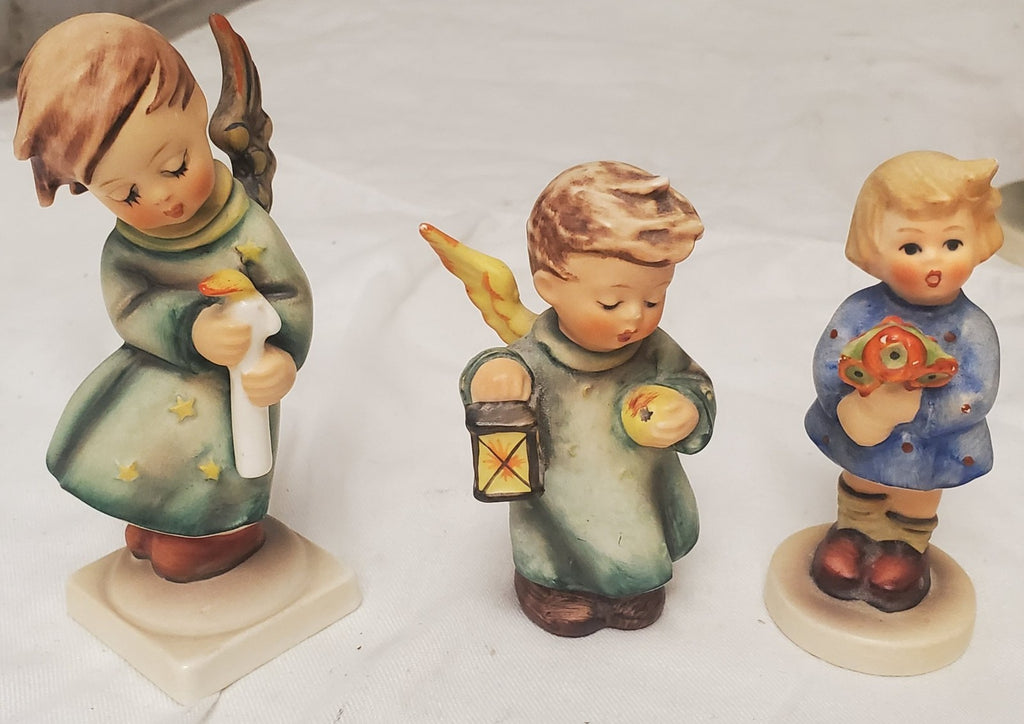 Lot of 12 Vintage Hummel Hand-Painted Ceramic Child Figurines