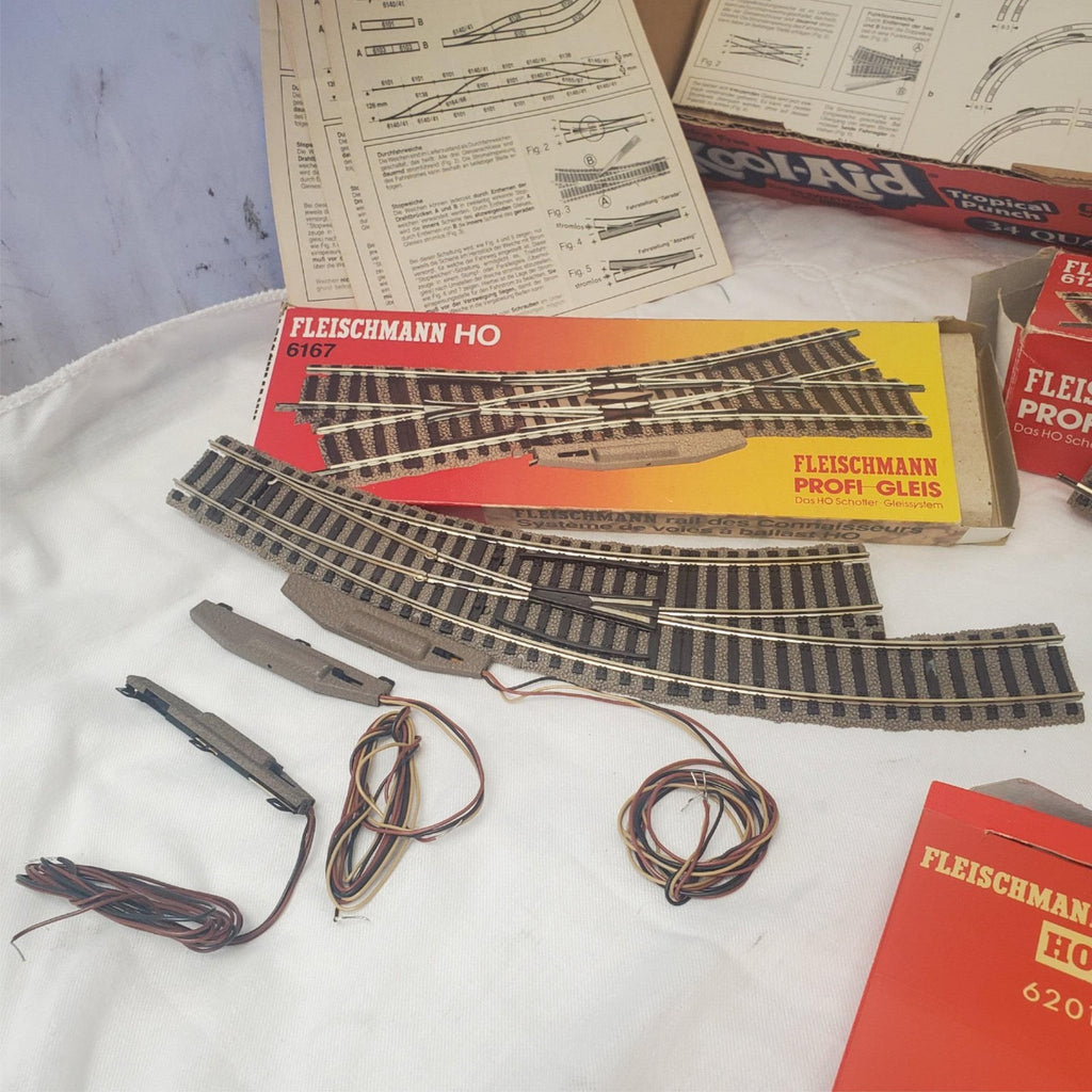Lot of Assorted Track-Bed and Fleischmann Toy Train Track Set