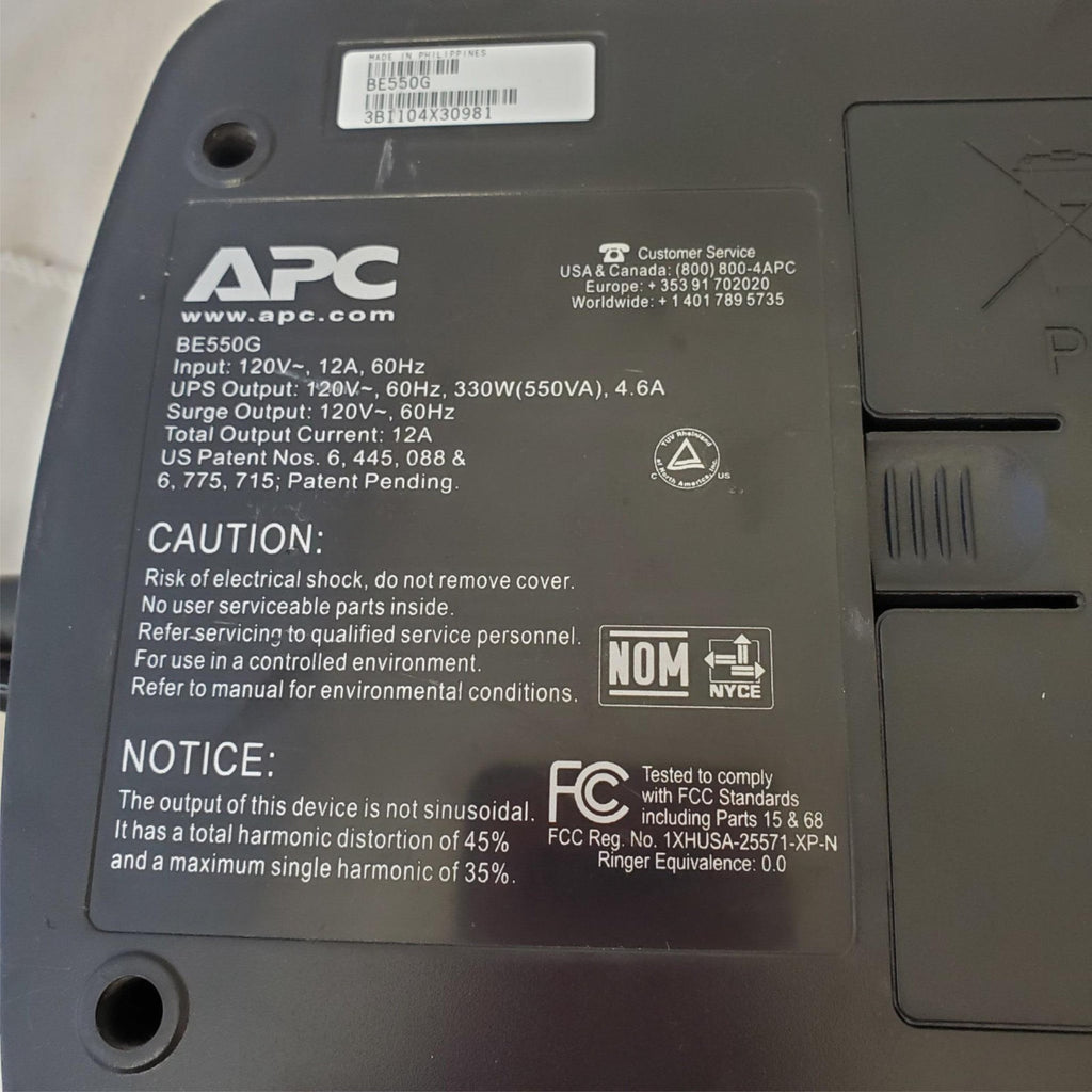 APC Back-UPS ES 550 Surge Protector NO BATTERY INCLUDED #20