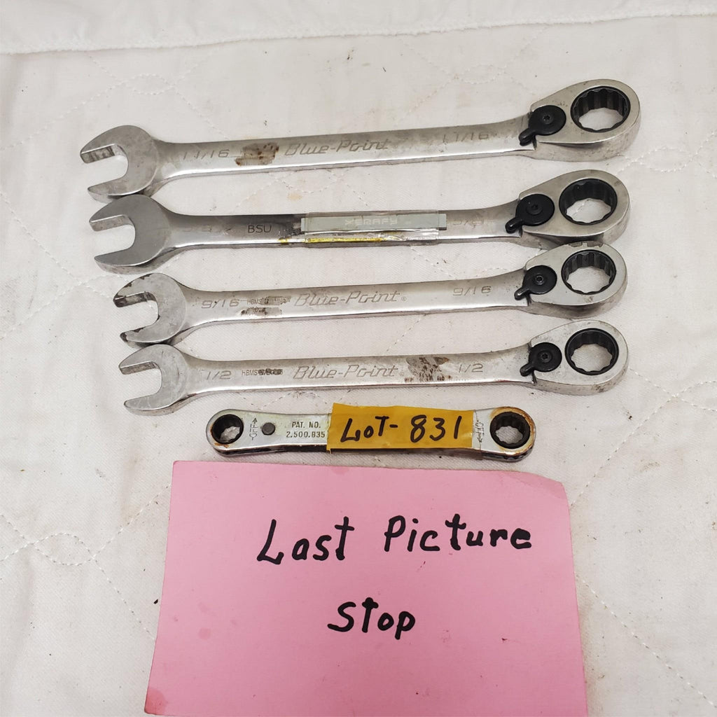 Lot of 5 Blue-Point Combination Box Wrenches Set  LOT-831