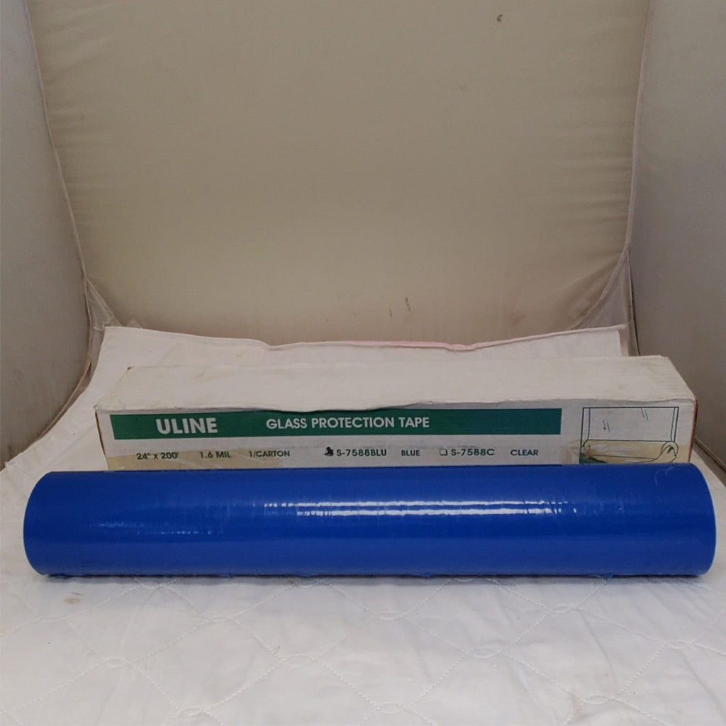 Uline 24" x 200' Blue Glass Protection Tape LOT-979