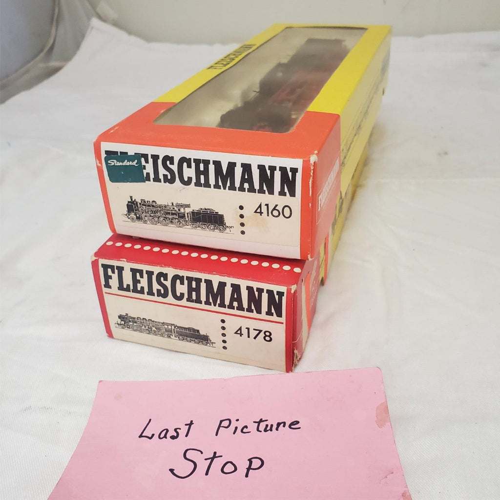 Lot of 2 Fleischmann 4160 and 4178 Toy Train Set