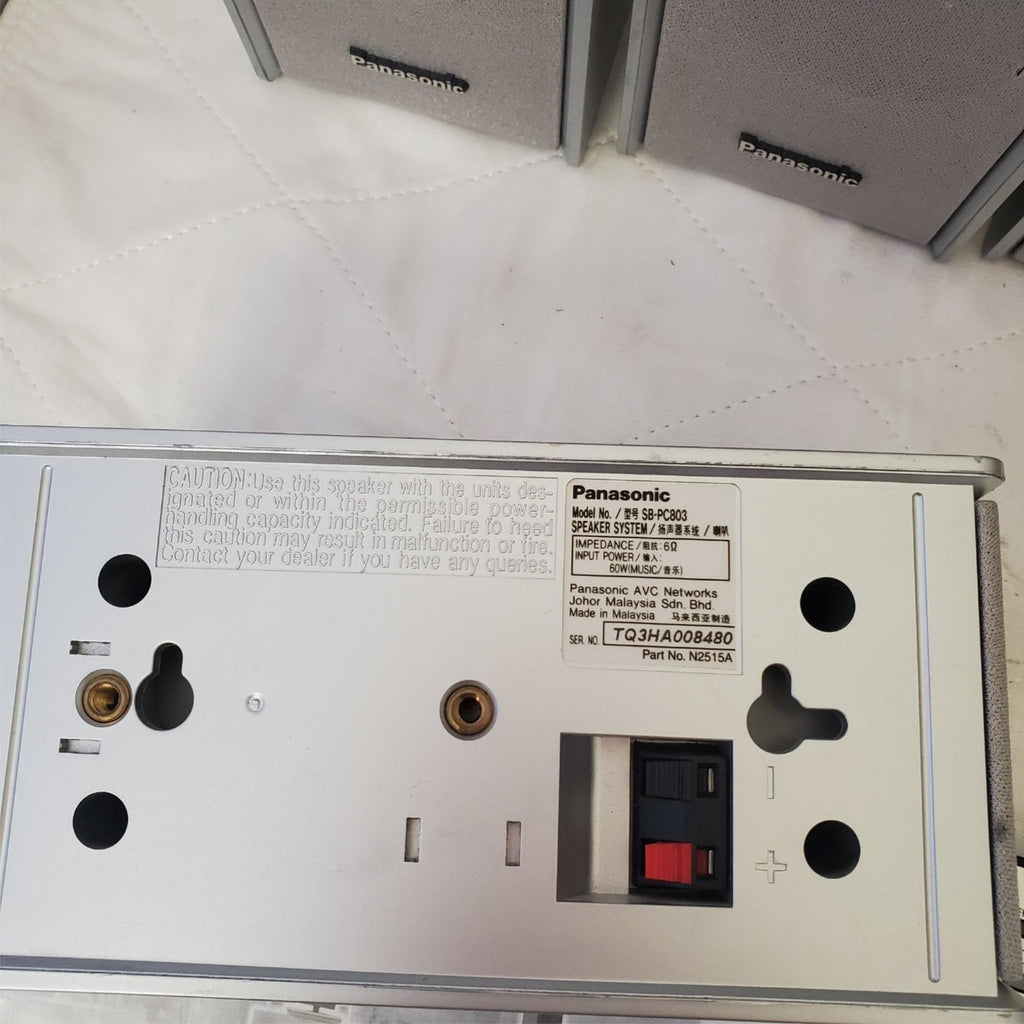 Panasonic Home Theatre Speakers with Wires & Remote