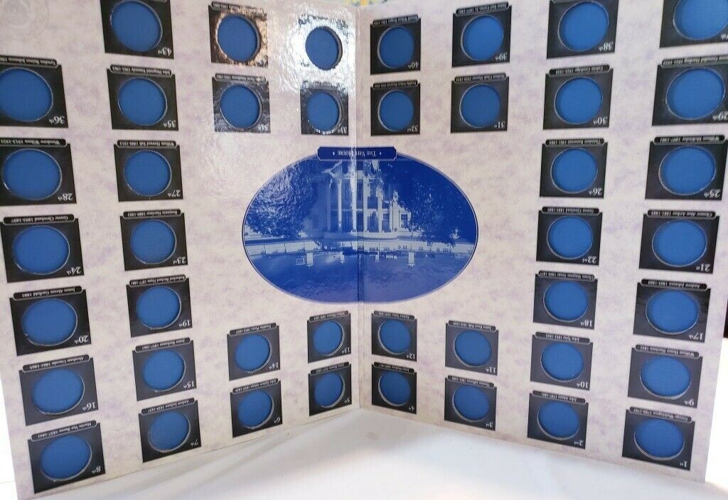 Lot of USA Presidential Coin Series 1999-2008 Limited Edition Holders Books