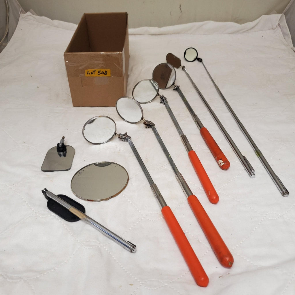 Lot of Telescopic Adjustable Inspection Mirror Automotive Repair Tool LOT-508