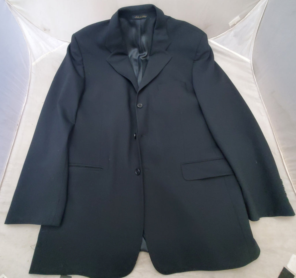 Roberto Villini Italy Navy Blue Sport Coat Jacket Blazer Size 44R