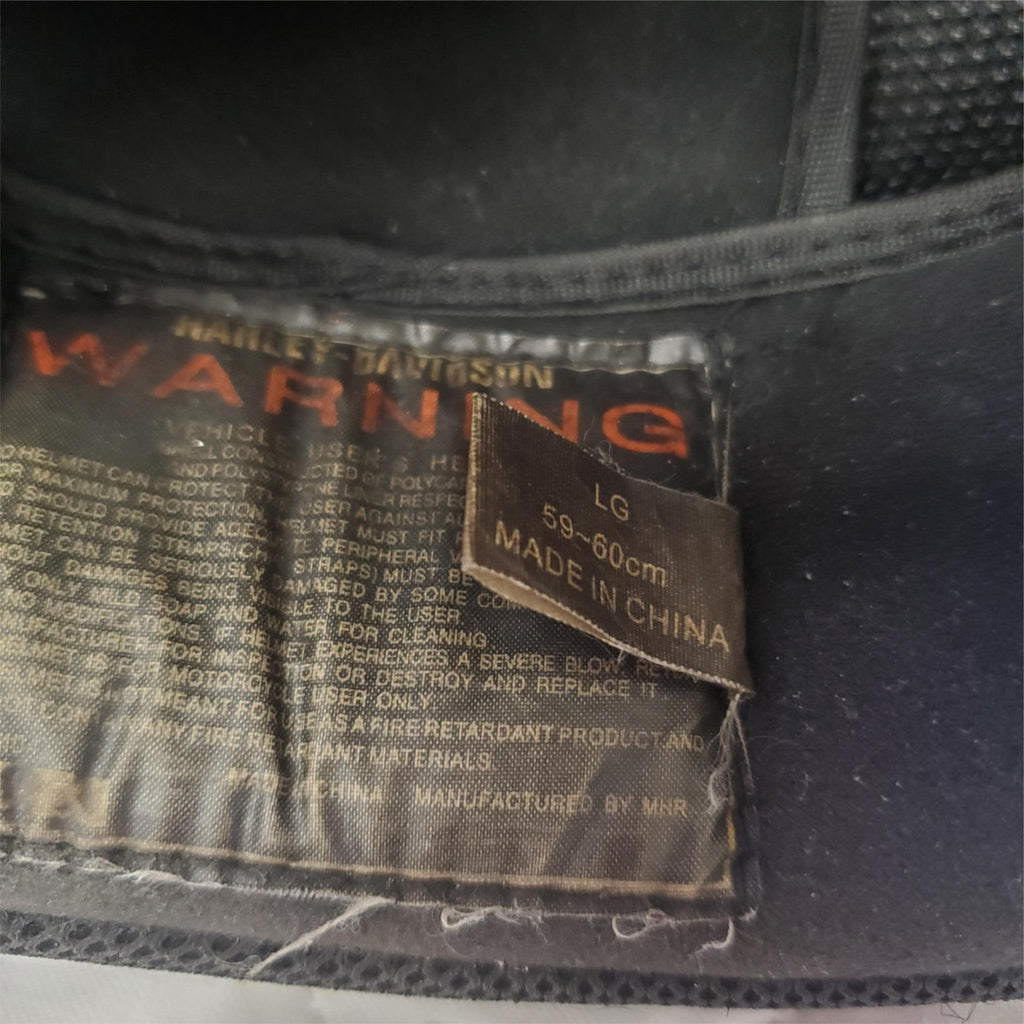 Harley Davidson Motor Cycles black Helmet Large