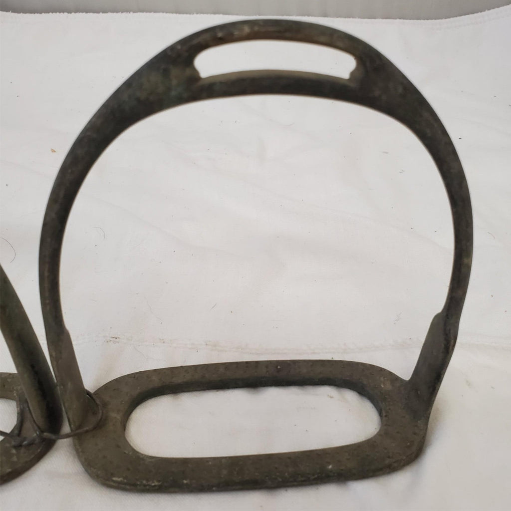 Pair of Vintage Metal Horse Feet Pedal Stirrup