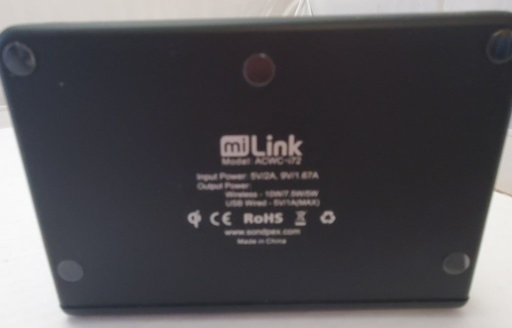Mi-link Wireless Charger and LED Alarm Clock