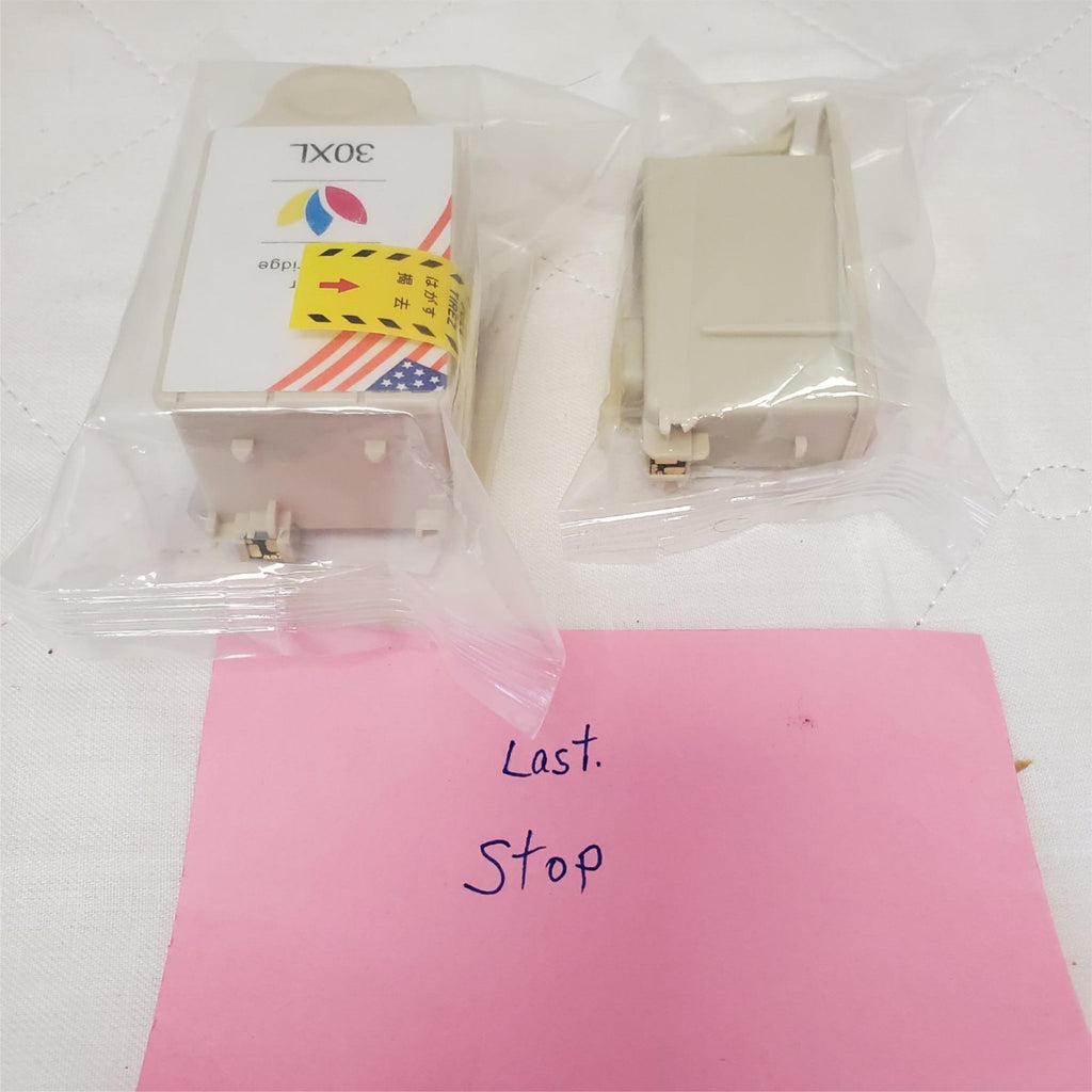 Lot of 2 30XL Color + Black Genuine Ink Cartridges