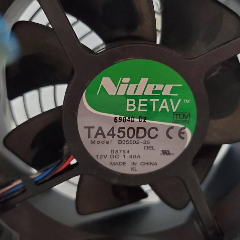 Nidec TA450DC PC Computer Fan 12V 1.4A Model B35502-35