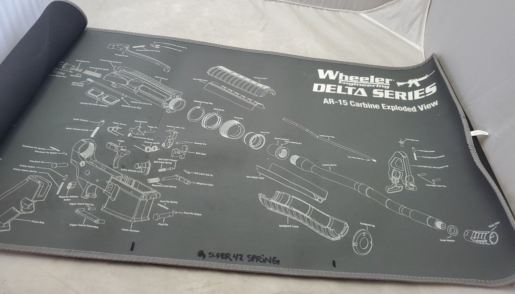 Wheeler Engineering Gun Cleaning Rubber Mat