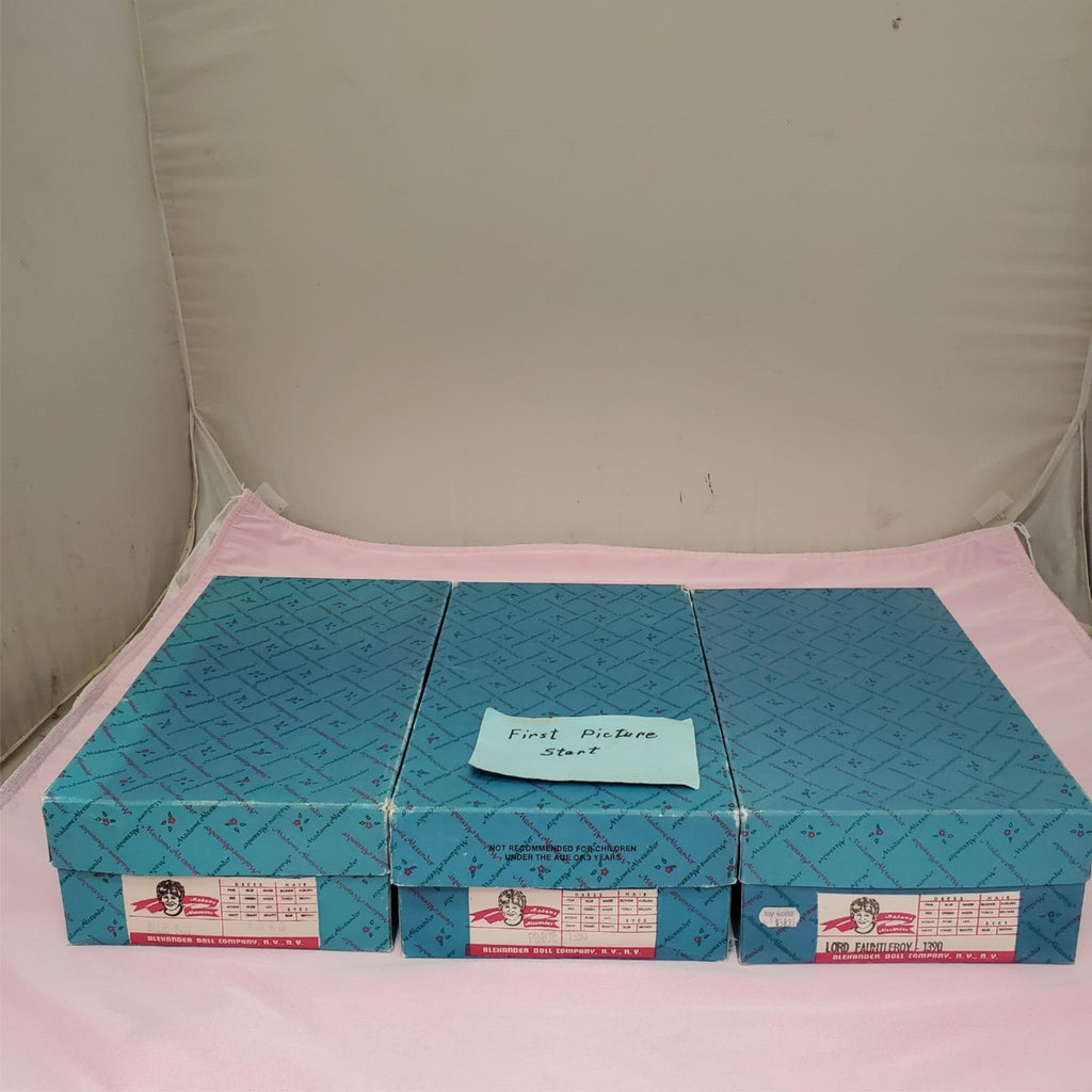 Madame Alexander #1350 Pinkie #1340 BlueBoy #1390 Lord Fauntleroy Dolls with Box