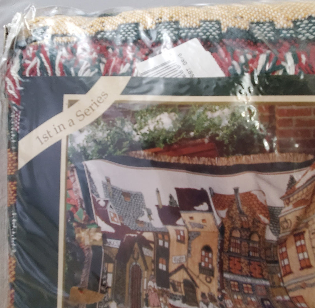 Department 56 Dickens Village Triple Woven Throw Blanket by Goodwin Weavers