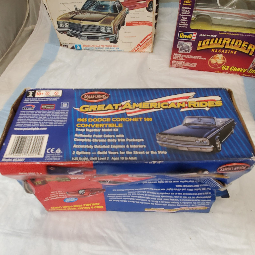 Polar Lights Great American Rides AMT Styline 73 Caprice Customizing Kit Lot Car
