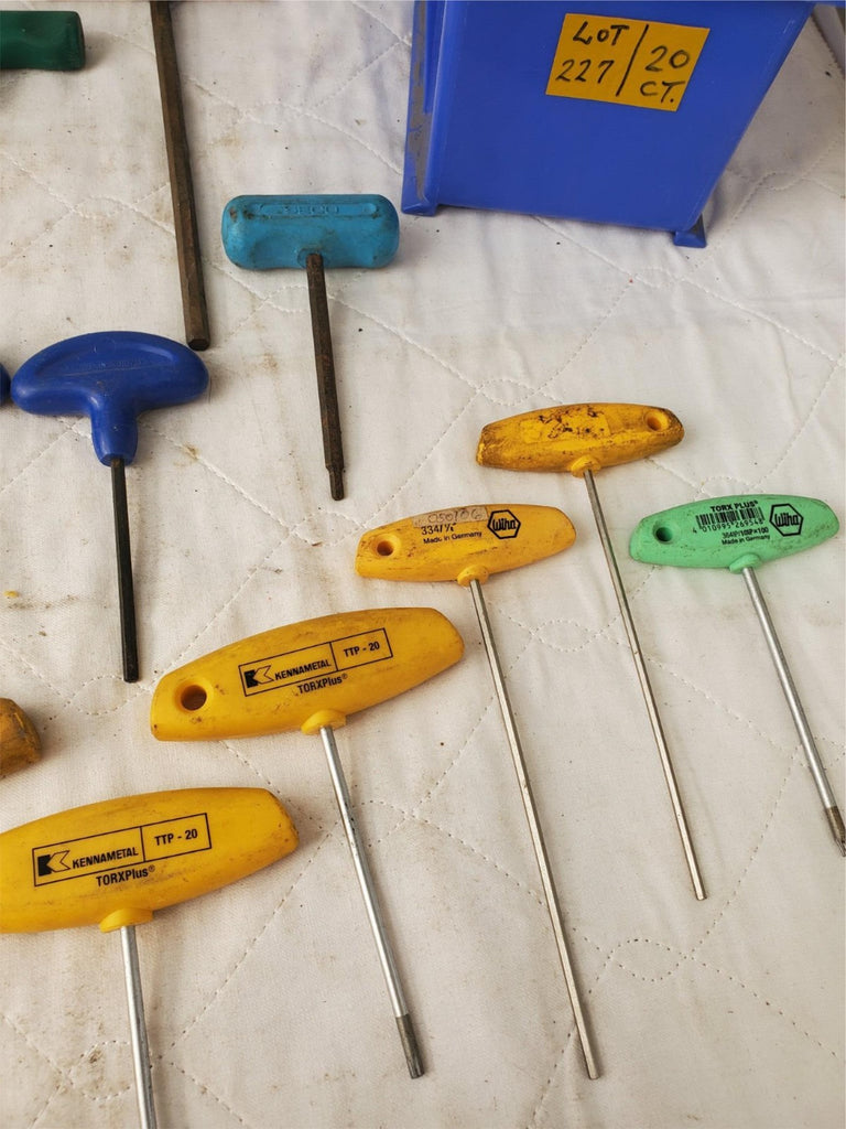 Lot of 20 Multi Size Assorted T Handle Hex Wrench LOT 227