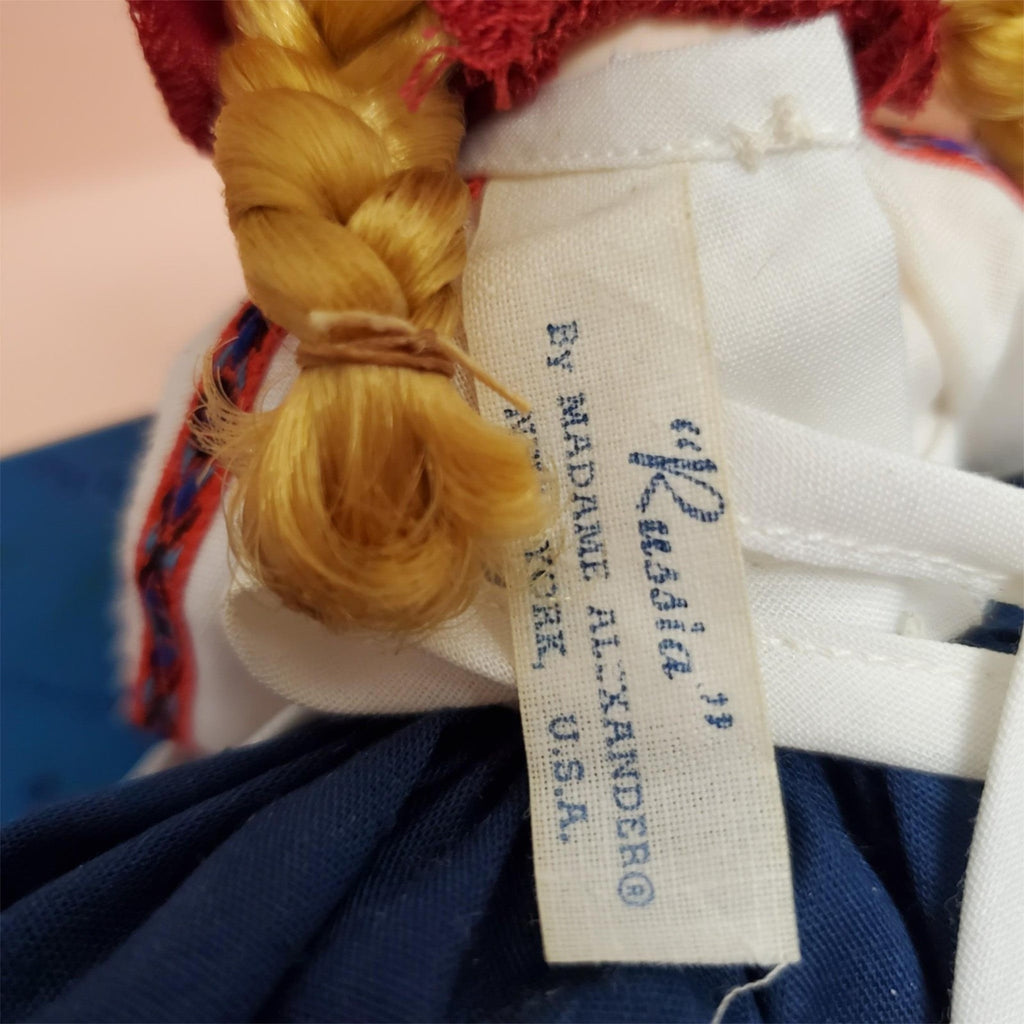 Set Of 5 Vintage Madame Alexander Miniature Showcase Dolls