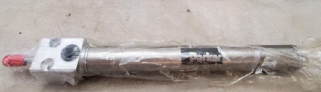 Two PARKER 0.75BFDSR05.00 Round Air Cylinder 34 Inch Bore 5 Inch Stroke