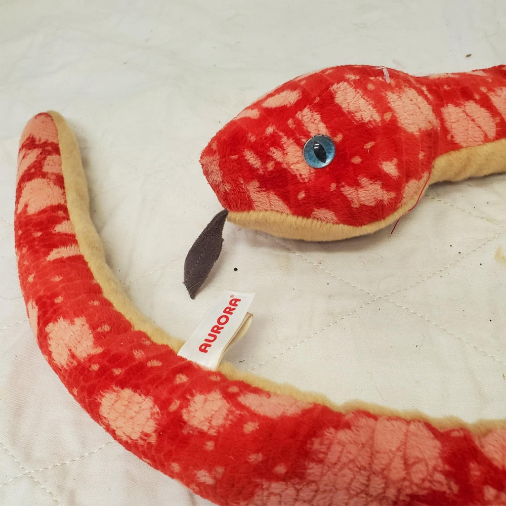 Aurora Playful Red Corn Stuffed Animal Snake