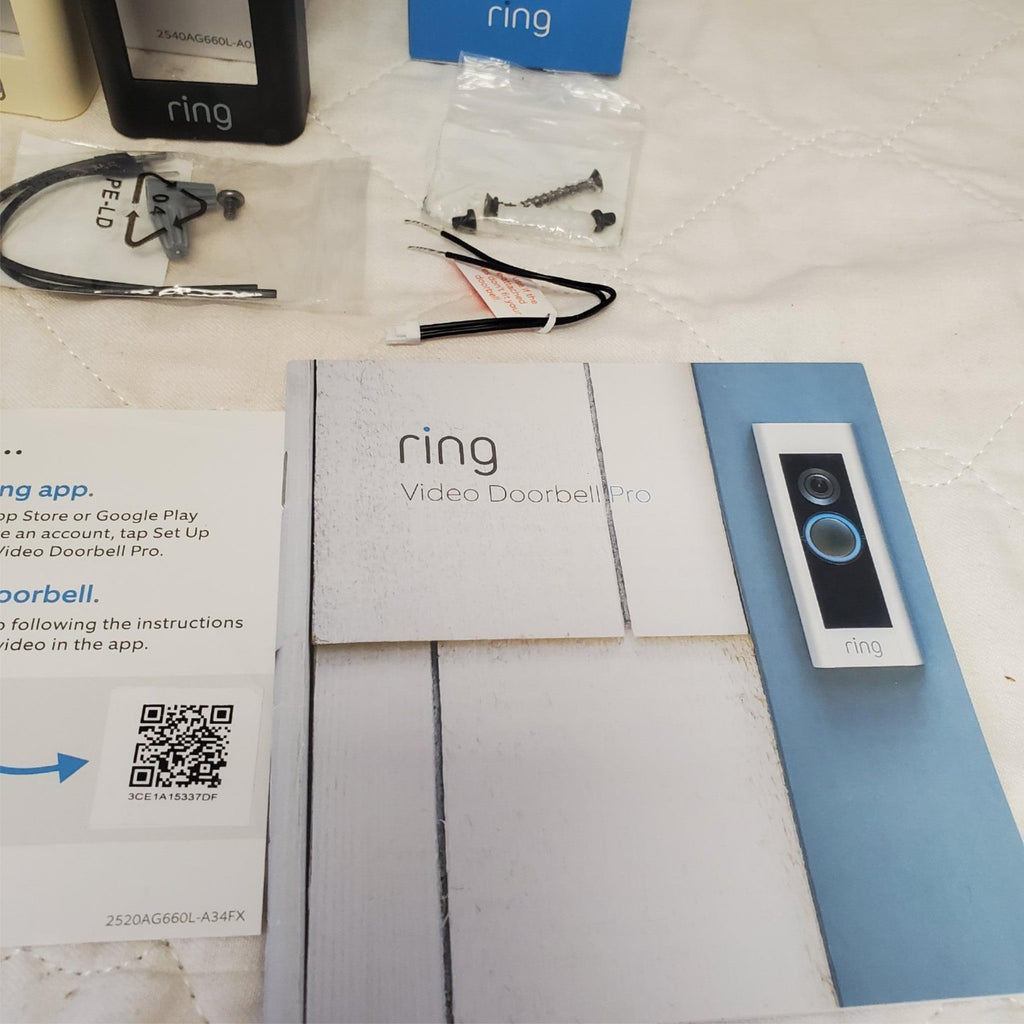 Ring 2549AG660L-B01FX Smart Wifi Cam Video Doorbell Pro