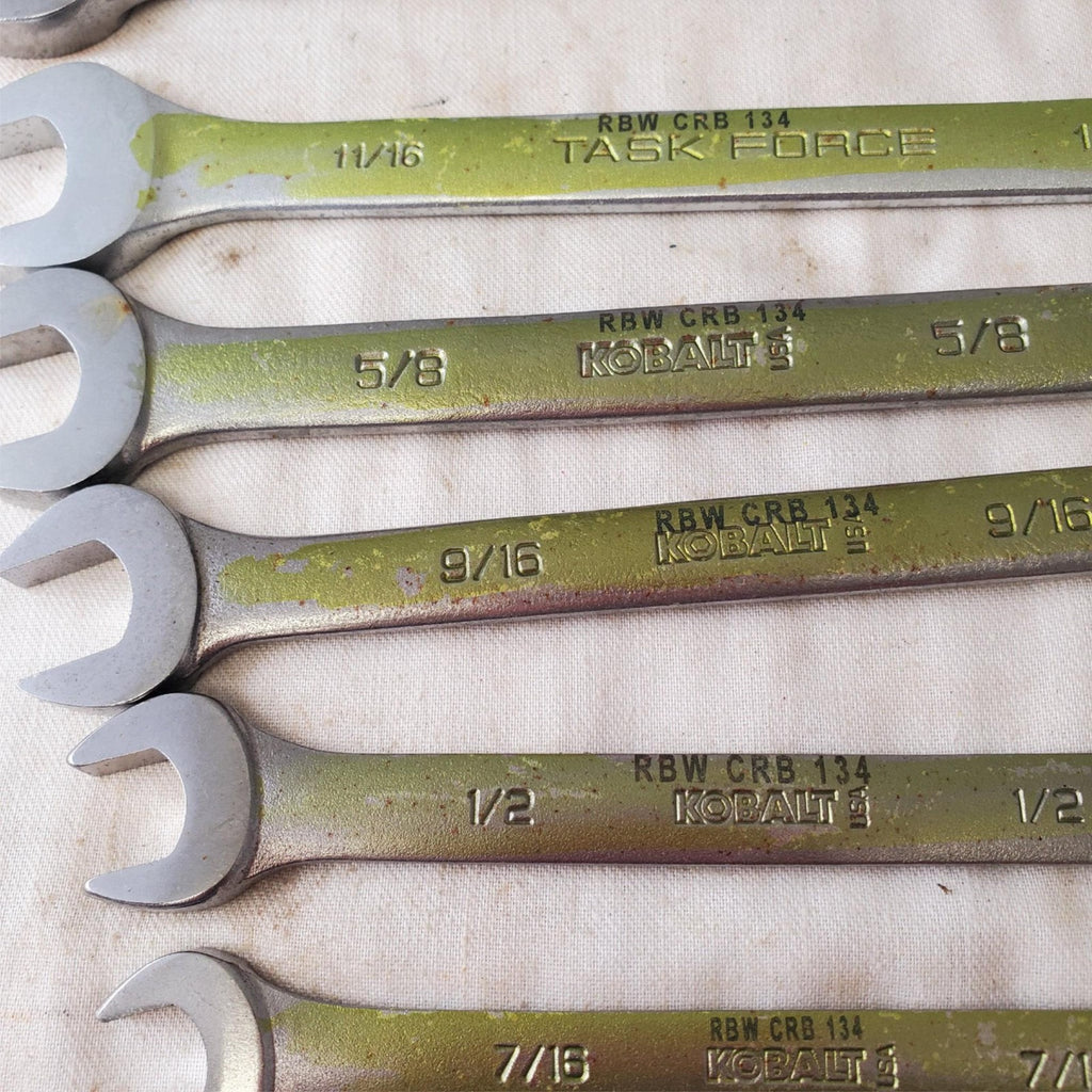 Lot of 11pcs 12 Point SAE Combination Wrench Set - LOT 468