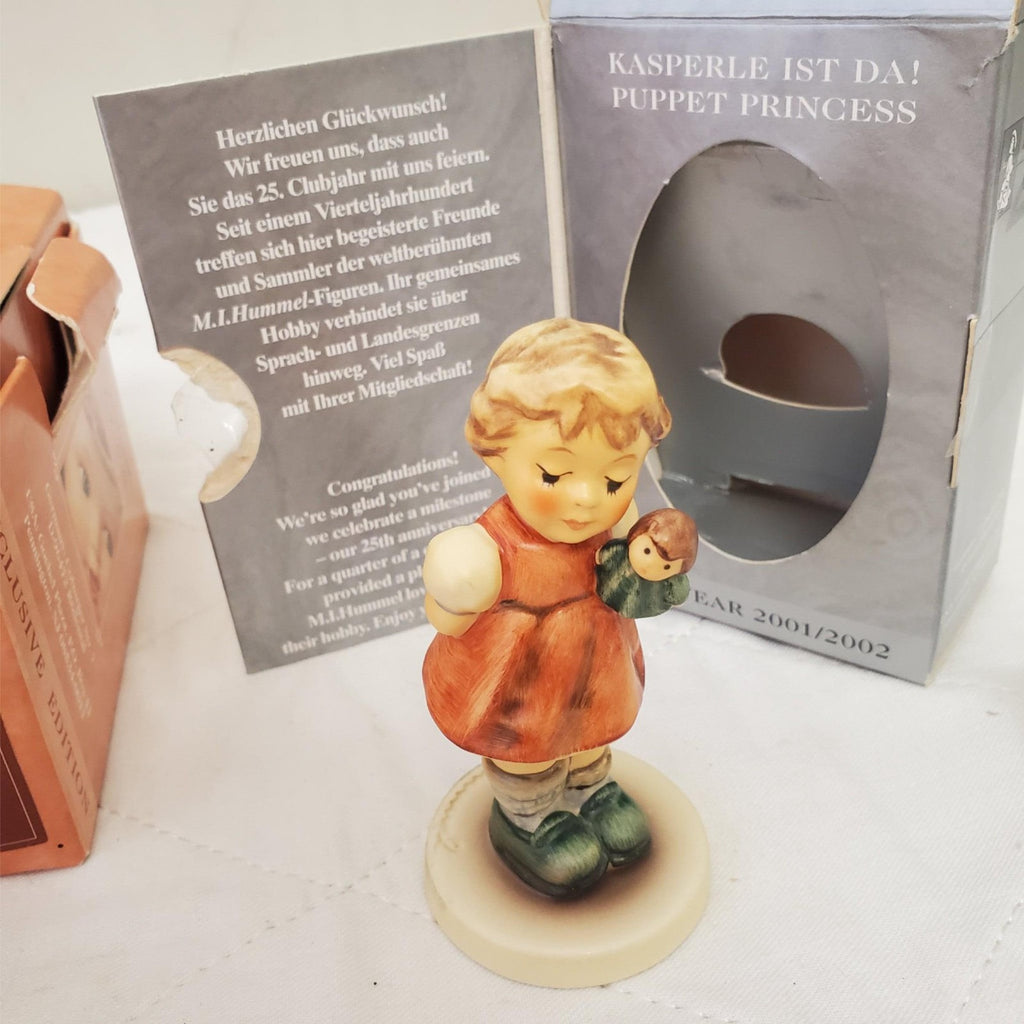 Set of 3 Hummel Figurines Honor Student , Puppet Princess & Pigtails H-7