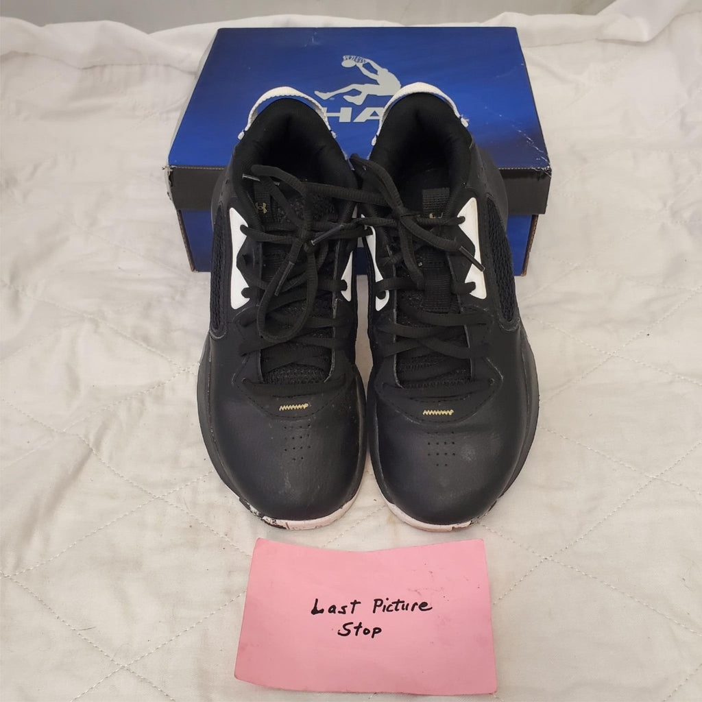 Under Armour Black Lockdown 6 Basketball Shoes Size 3.5 Y