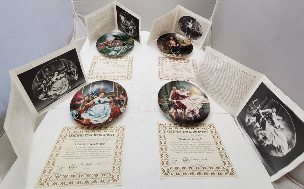 Knowles Collectors Plate We Kiss in a Shadow, Getting to Know You Shall We Dance