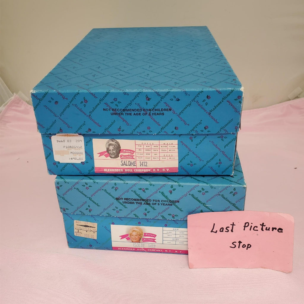 Madame Alexander #1413 Isolde #1412 Salome Opera Series Dolls Set with Box