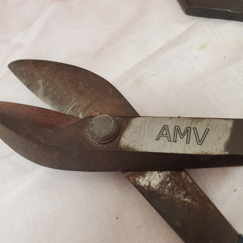 Lot of 2 Tin Snips and Adjustable Tongue Groove Pliers Set LOT-542
