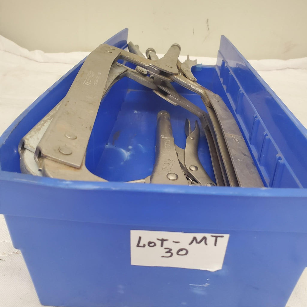 Lot of 3 Assorted Locking C-Clamp Tool LOT-MT 30