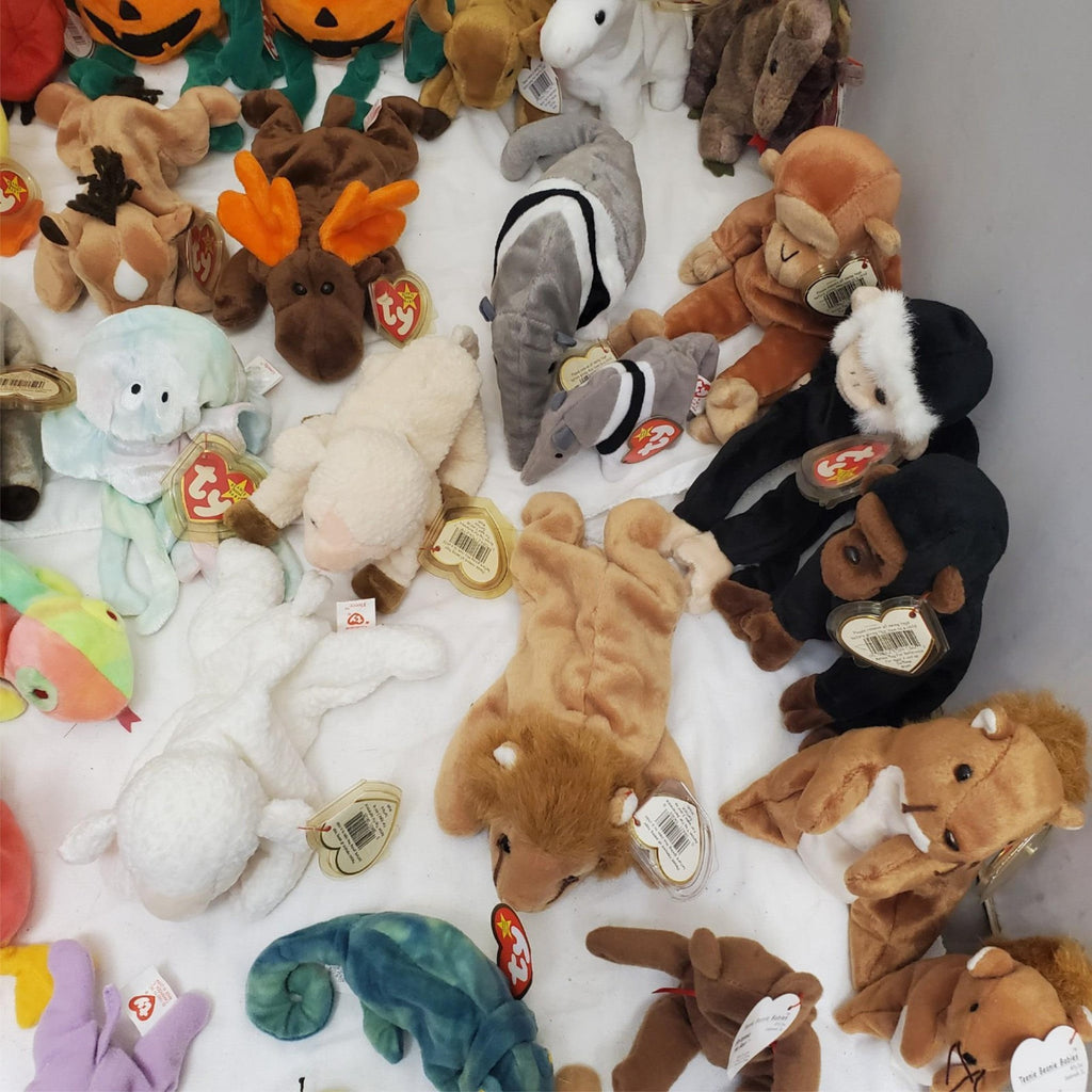 Huge Lot of Assorted TY Beanie Babies Plush Toys #2