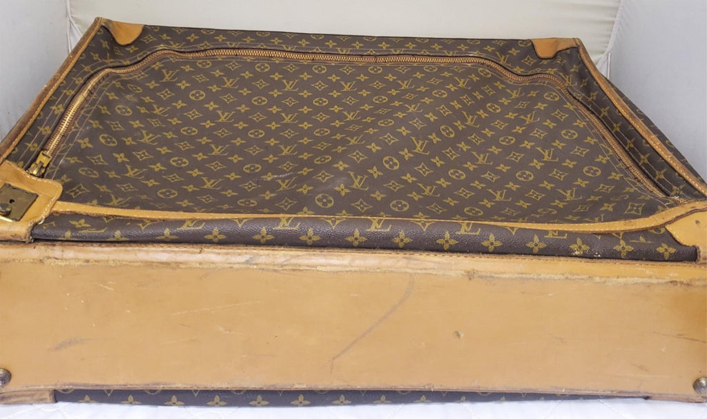 Rare Vintage Louis Vuitton Vachetta Leather Suitcase