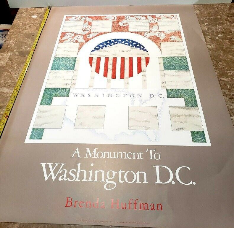 Original Brenda Hoffman A Monument to Washington DC Art Print