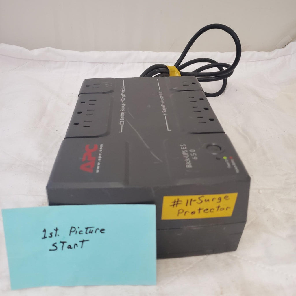 APC Back Up UPS ES 650 120V BE650R Surge Protected #11 (NO BATTERY INCLUDED)