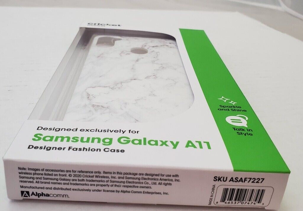 Brand New Cricket Wireless Samsung Galaxy A11 Two Piece Kickstand Phone Case