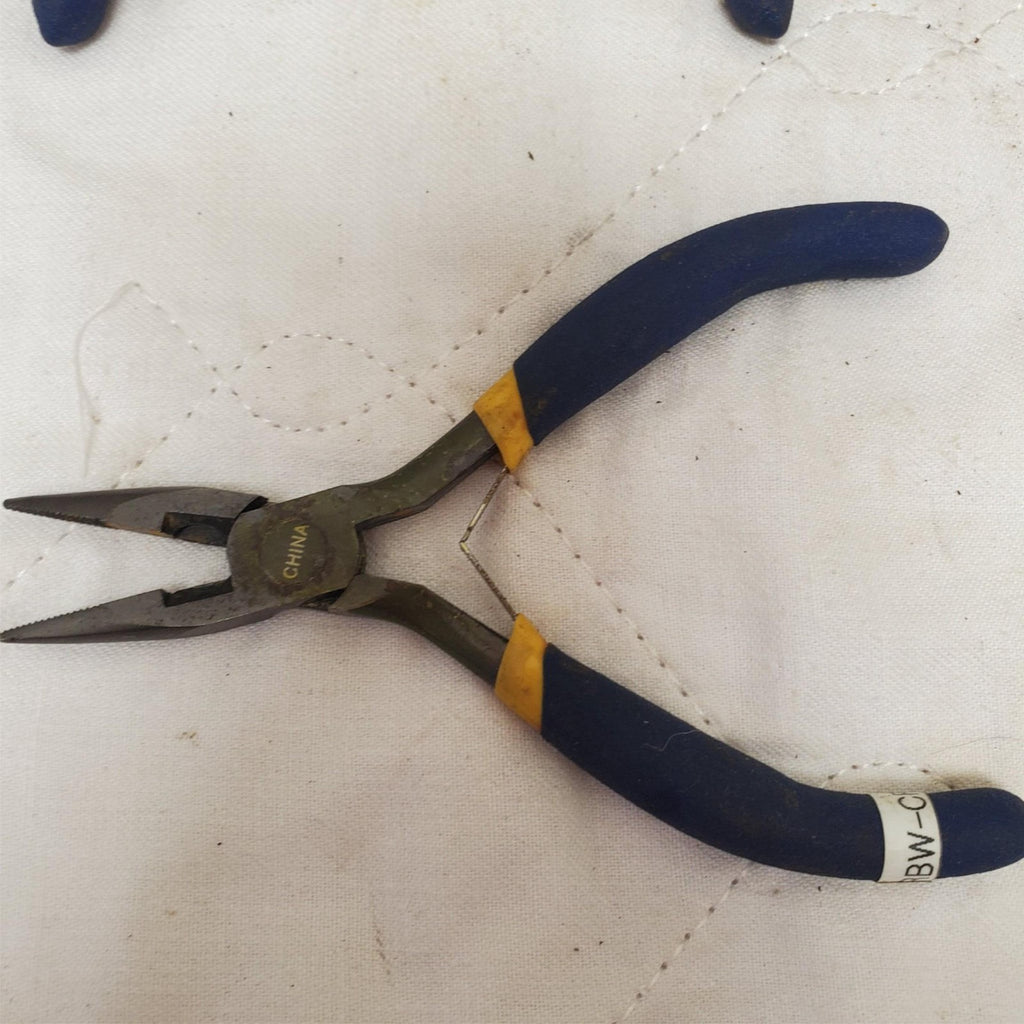 Lot of 4 Kobalt Chrome Nickel Jewelry Pliers with Dipped Handles LOT-665