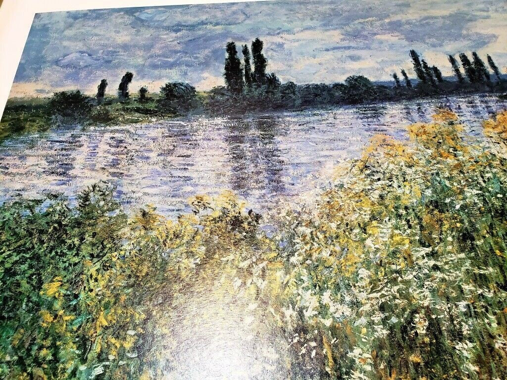 Claude Monet "Banks of the Seine, Vetheuil" 1880 Giclee Fine Art Print