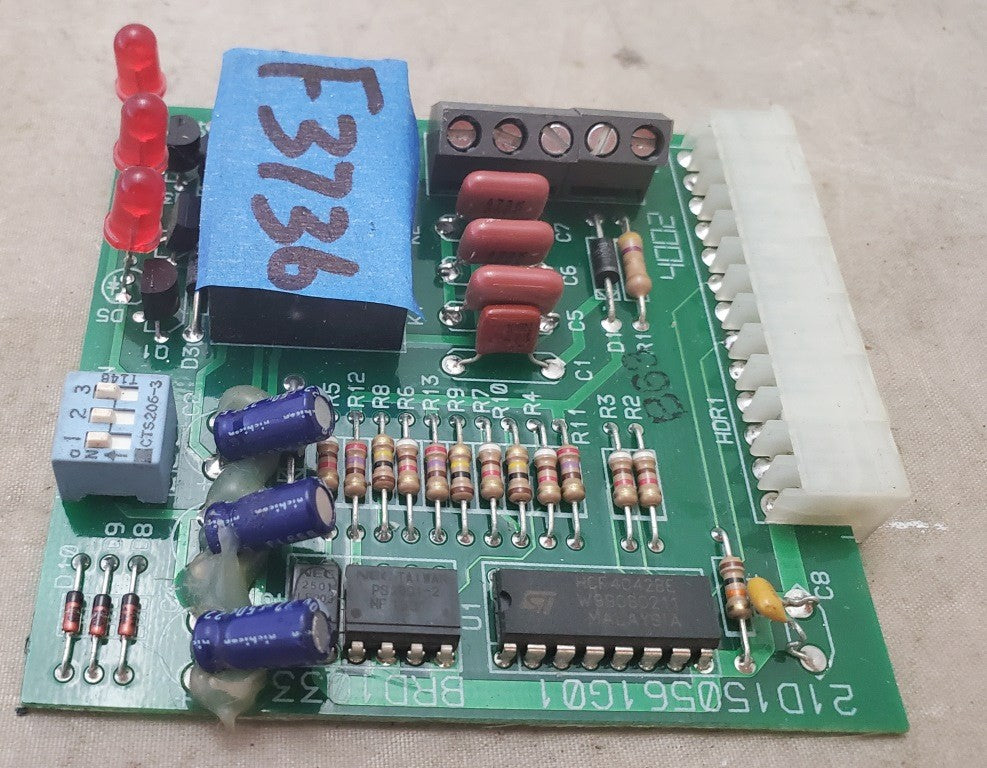 Used Trane Zettler Zone/Bypass Control Card Zzcardal010 21D150561G01 BRD1033