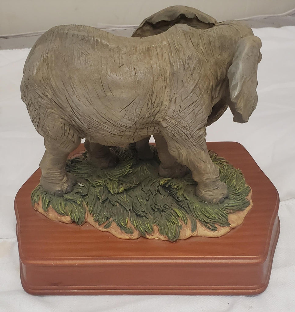 San Francisco Music Box Company Elephant Figurine National Geographic Society