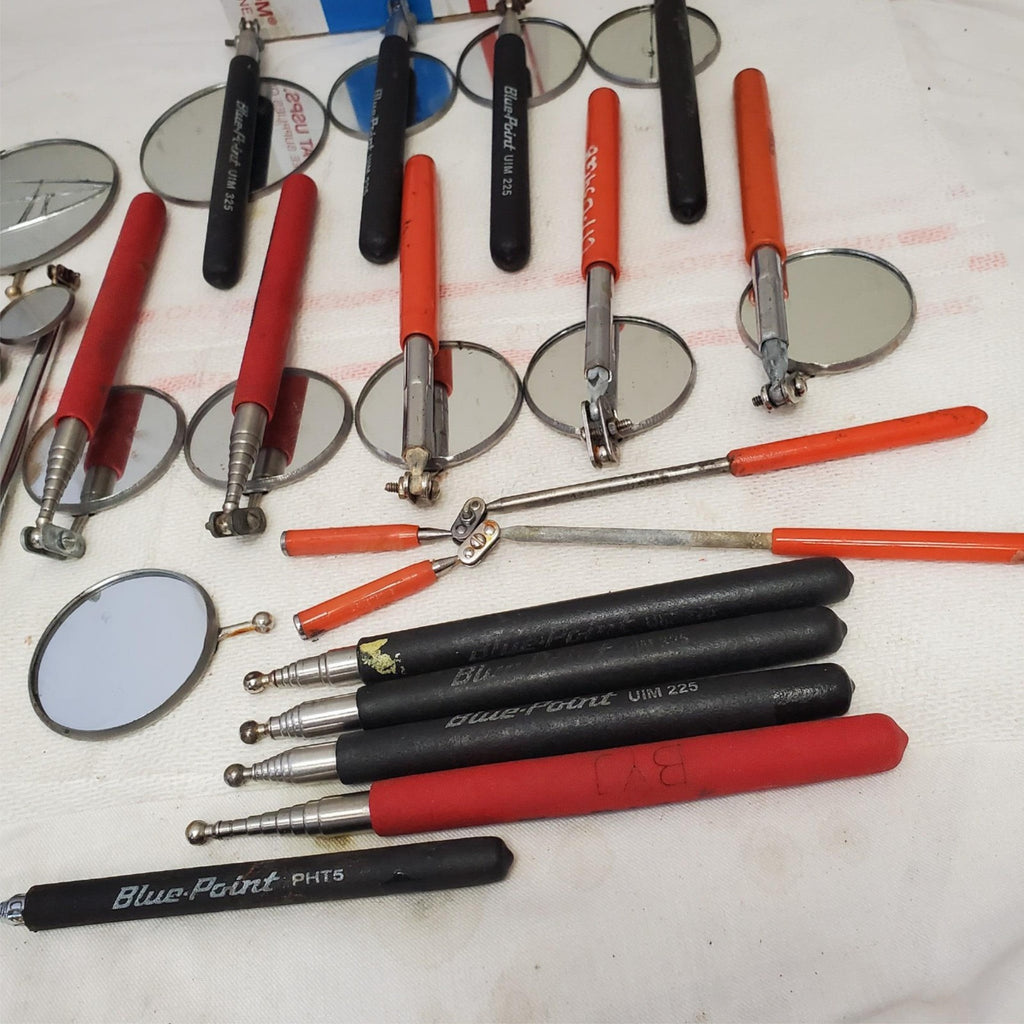 Lot of 24 Blue Point Magnetic Pick Up Tool Set With Mirror & More LOT-1049