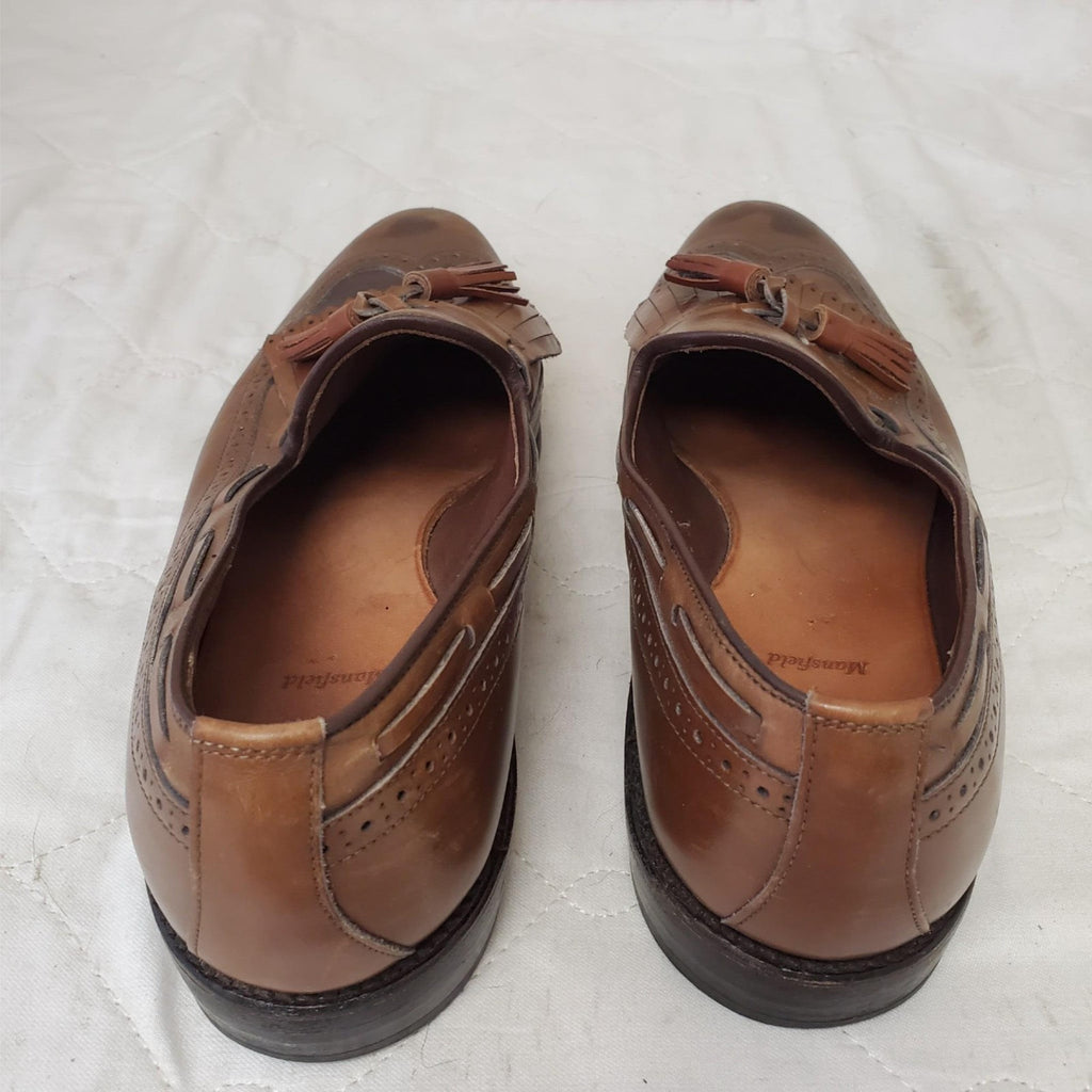 Allen Edmonds Mansfield Loafers Men's Size 10 Brown Leather Kiltie
