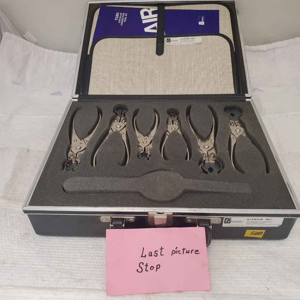 Glenair TG80 Circular Connector Tool Kit LOT 588