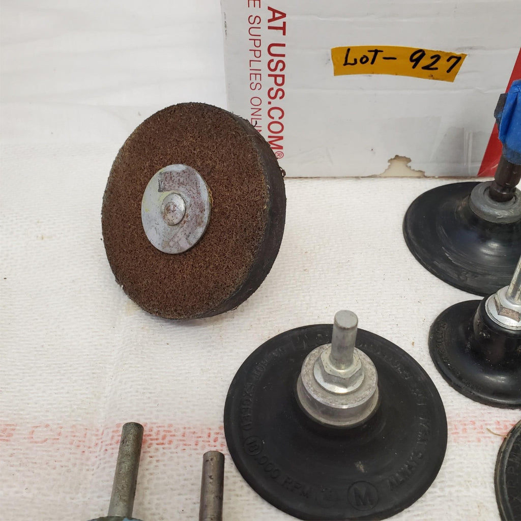 Lot of Rotary Tool Accessories Grinding Wheels, Sanding Drums & More LOT-927