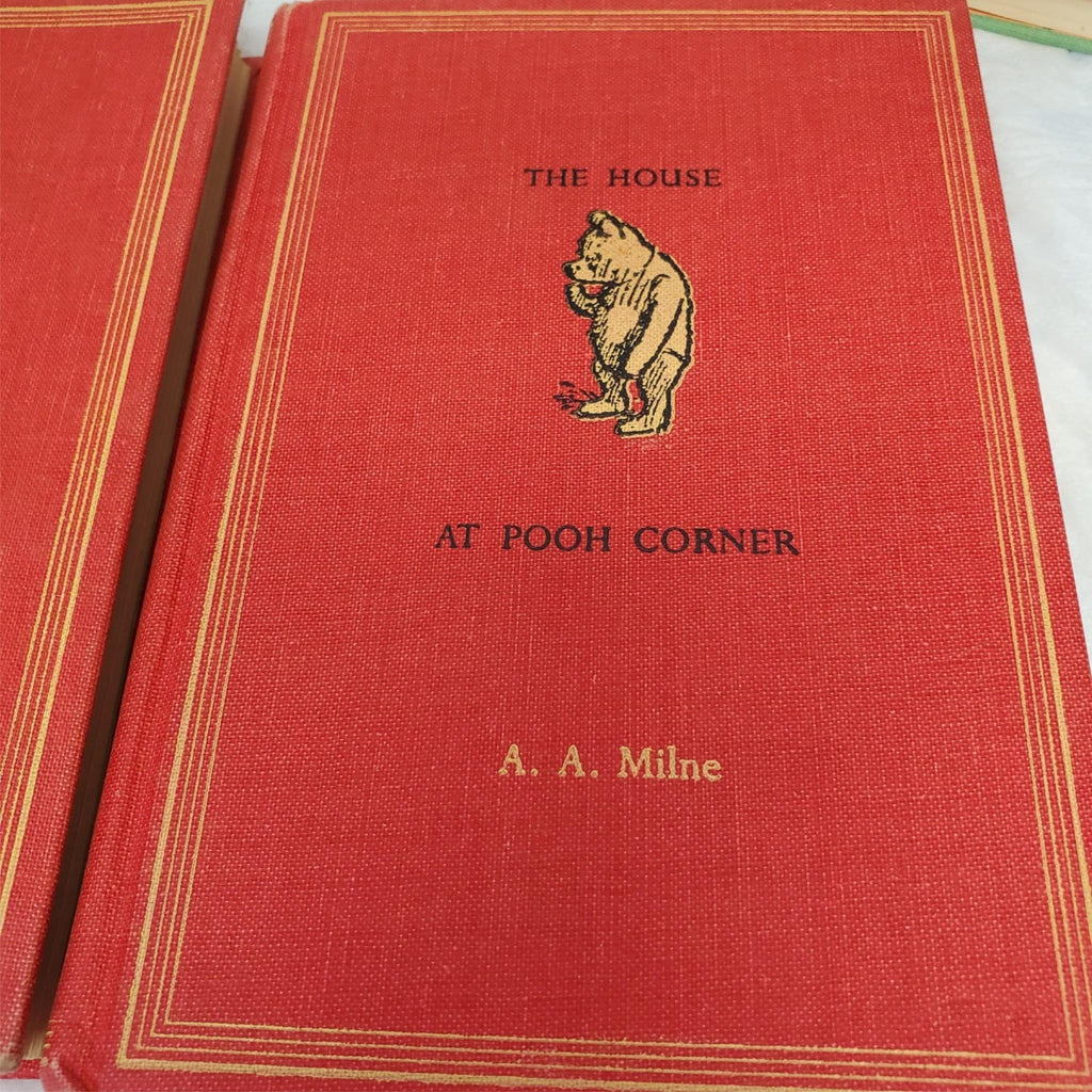 Vintage 1961 set of 4 Winnie the Pooh Books A.A. Milne HC,by E.H. Shepard