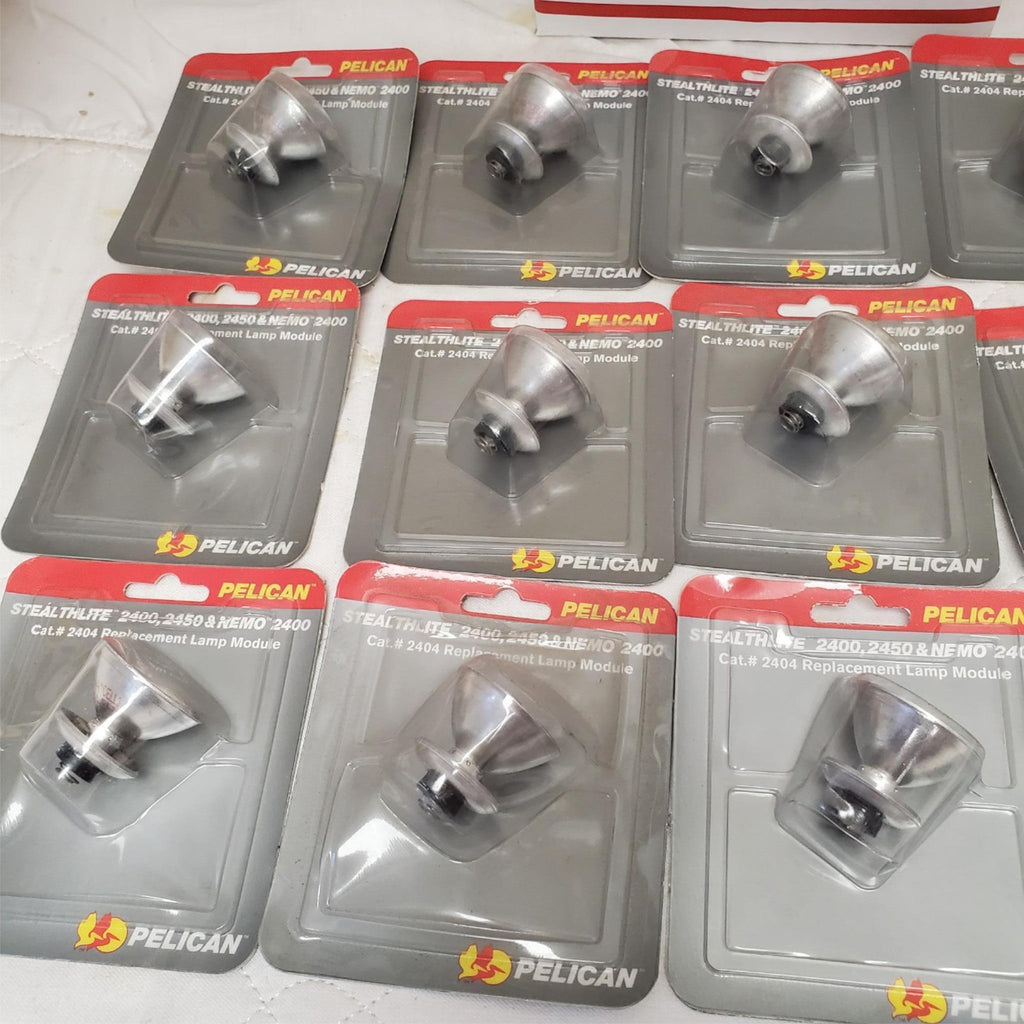 Lot of 14 Pelican Stealthlite 2400 2450 Nemo 2400 Flashlight LOT-898