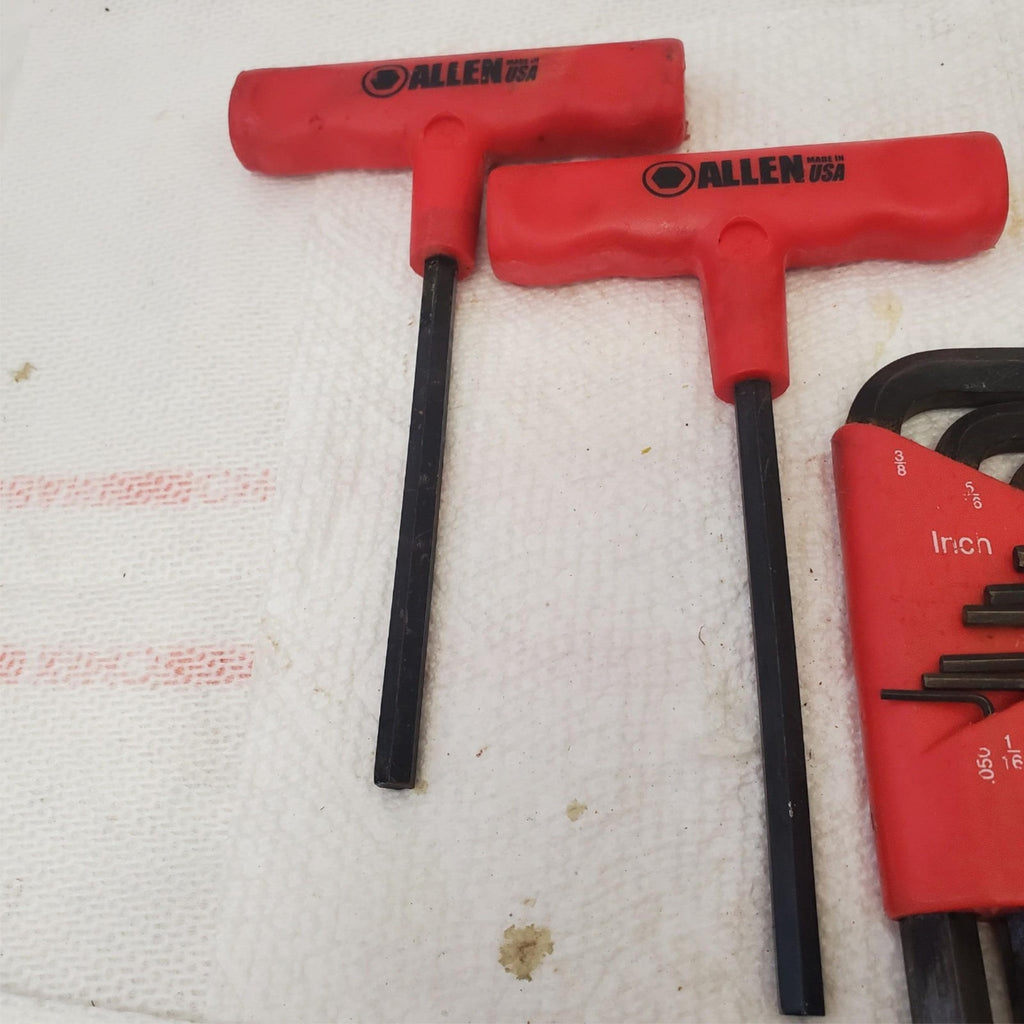 Lot of 5 Snap-on Allen T Handle Allen Hex Wrench & Hex Wrench Set LOT-415