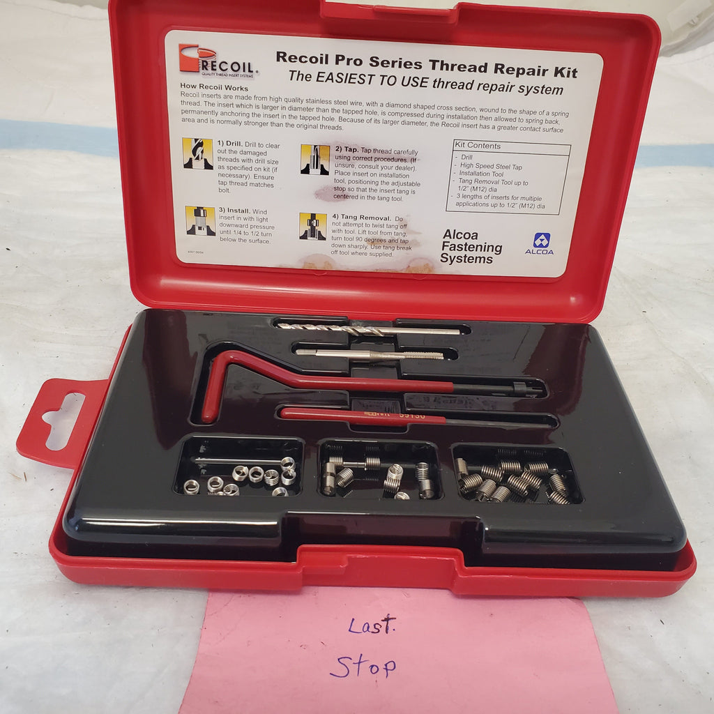 Recoil Quality Thread Insert Systems Pro Series Thread Repair Kit