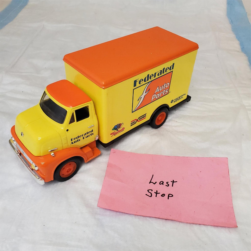 Ertl Collectible 1953 Ford Diecast Delivery Van Truck Bank Federated Auto